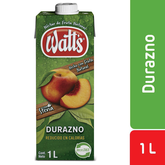 Néctar Watt's Durazno 1L