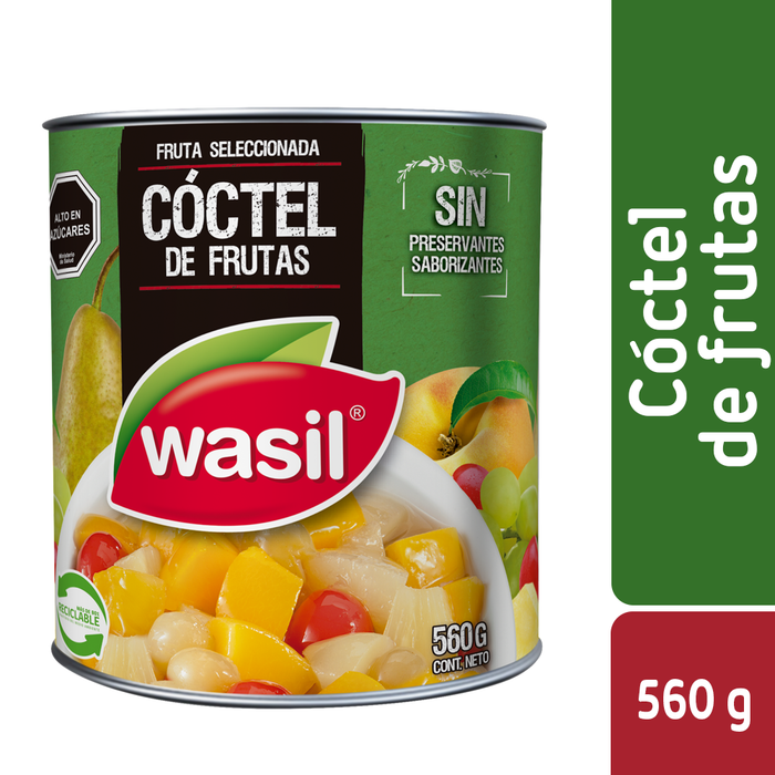 Cóctel de Frutas Wasil 560g