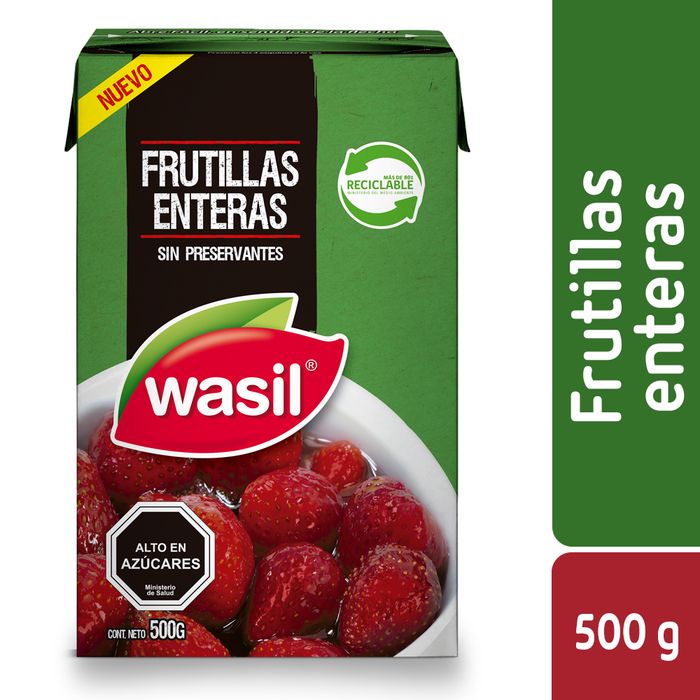 Frutillas Enteras Wasil 500g