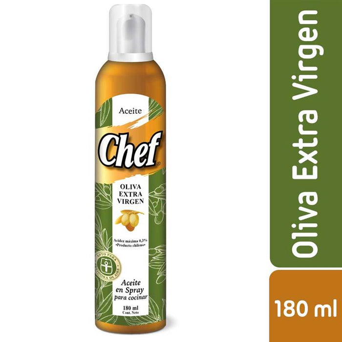 Aceite de Oliva Extra Virgen en Spray Chef 180ml
