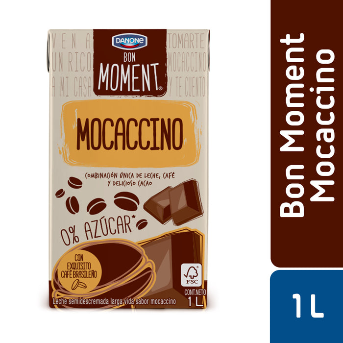 Leche Bon Moment Mocaccino Danone 1L