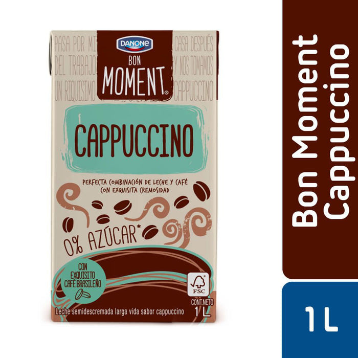 Leche Bon Moment Cappuccino Danone 1L