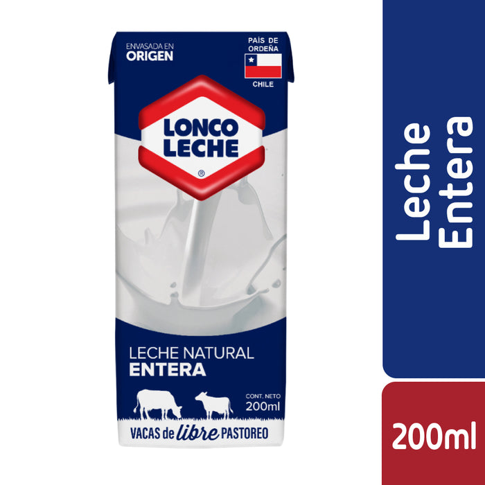 Leche Entera Loncoleche 6x200ml