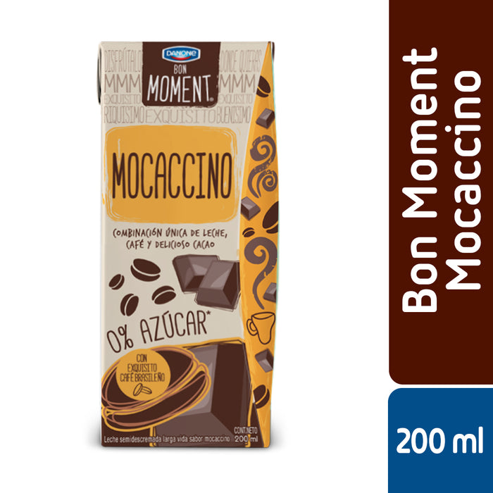Leche Bon Moment Mocaccino Danone 6x200ml