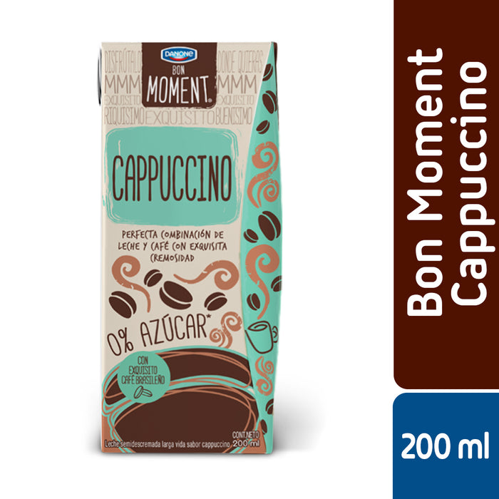 Leche Bon Moment Cappuccino Danone 6x200ml