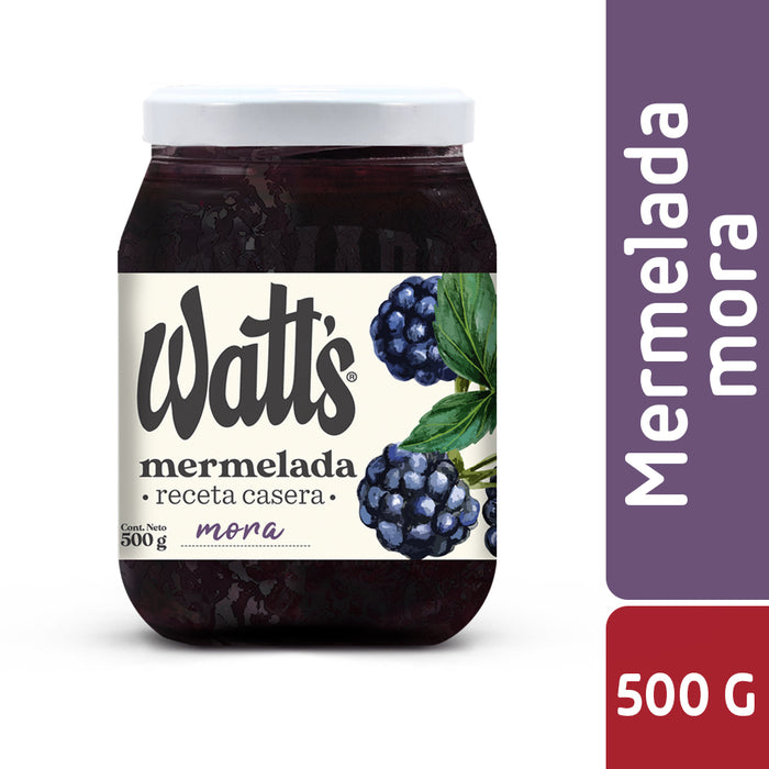 Mermelada de Mora Receta Artesanal Watt's 500g