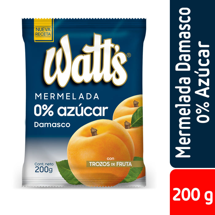 Mermelada de Damasco 0% Azúcar Watt's 200g