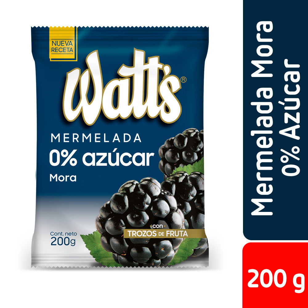 Mermelada de Mora 0% Azúcar Watt's 200g