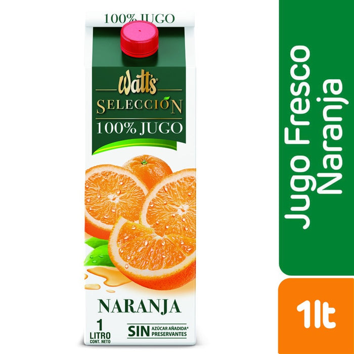 Jugo Fresco de Naranja Watt's 1L