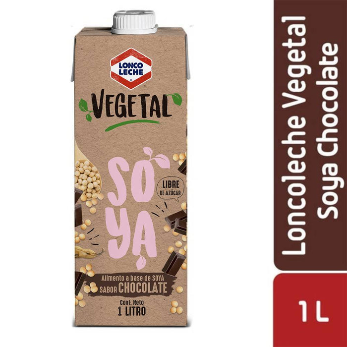 Bebida Vegetal Soya Chocolate Loncoleche 1L