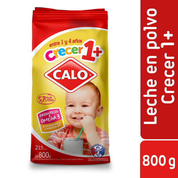 Leche en Polvo Crecer 1+ Calo 800g