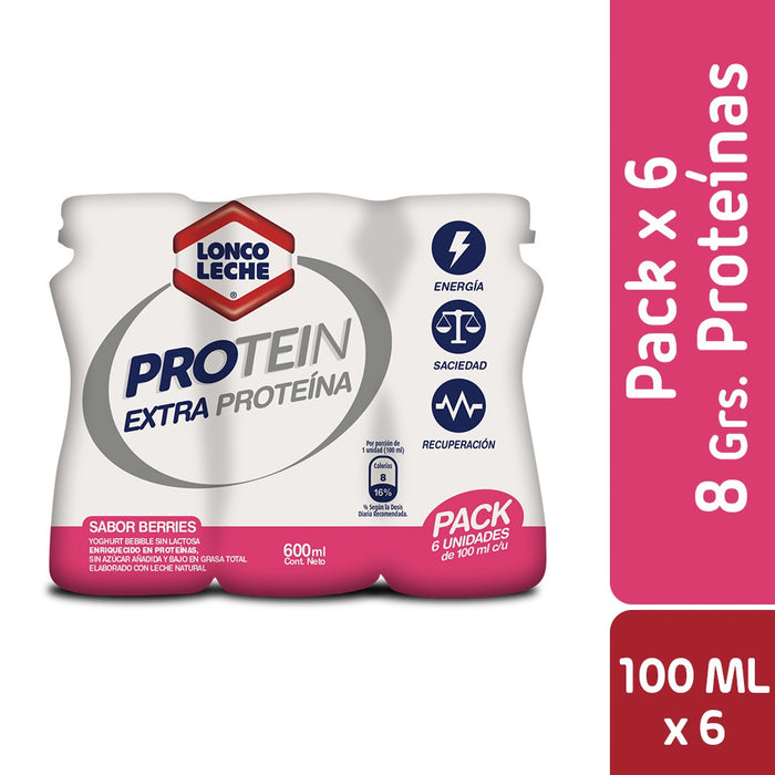 Protein Shot Berries Loncoleche 6x100ml