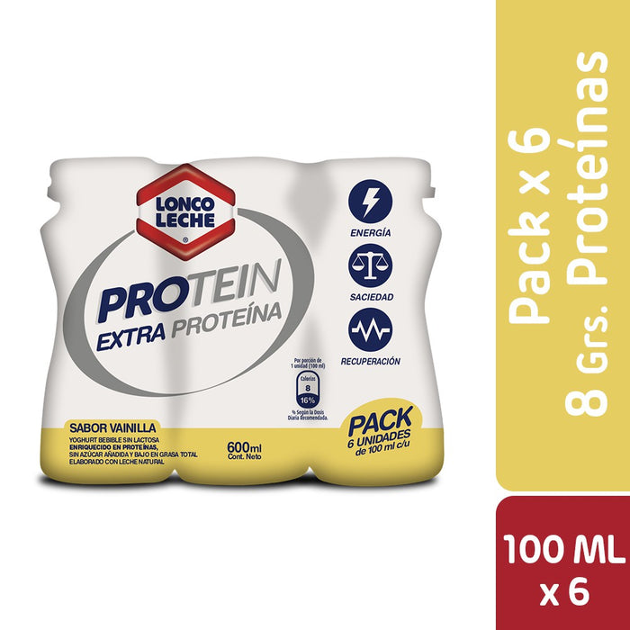 Protein Shot Vainilla Loncoleche 6x100ml