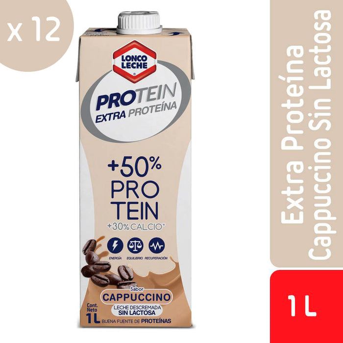 Leche Protein Milk Cappuccino Loncoleche 12x1L