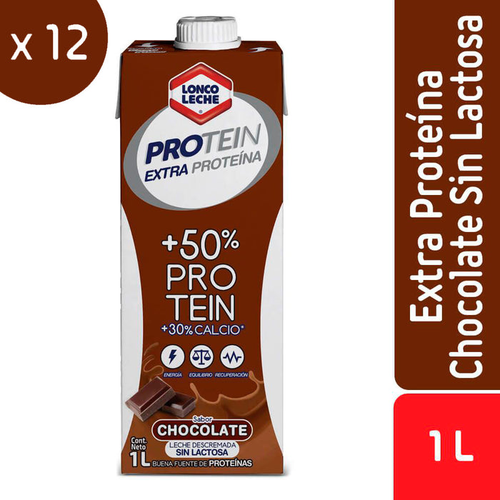 Leche Protein Milk Chocolate Loncoleche 12x1L