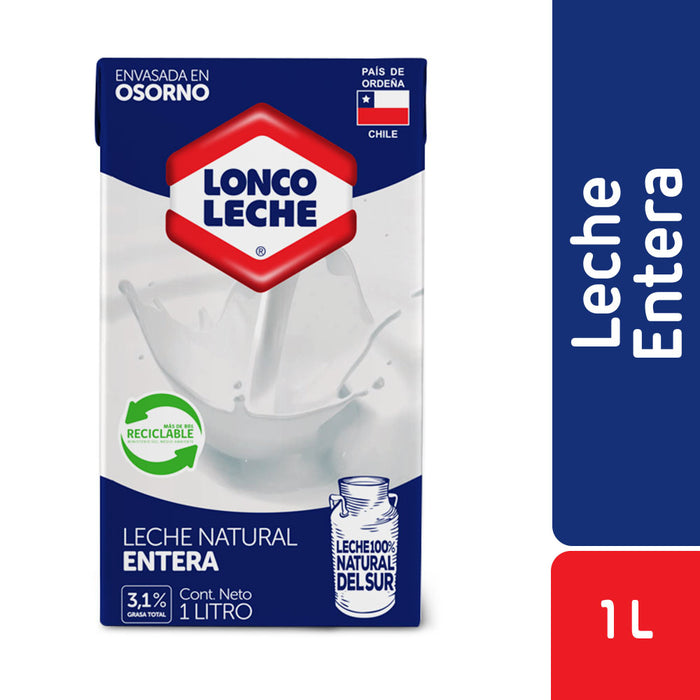 Leche Entera Loncoleche 1L