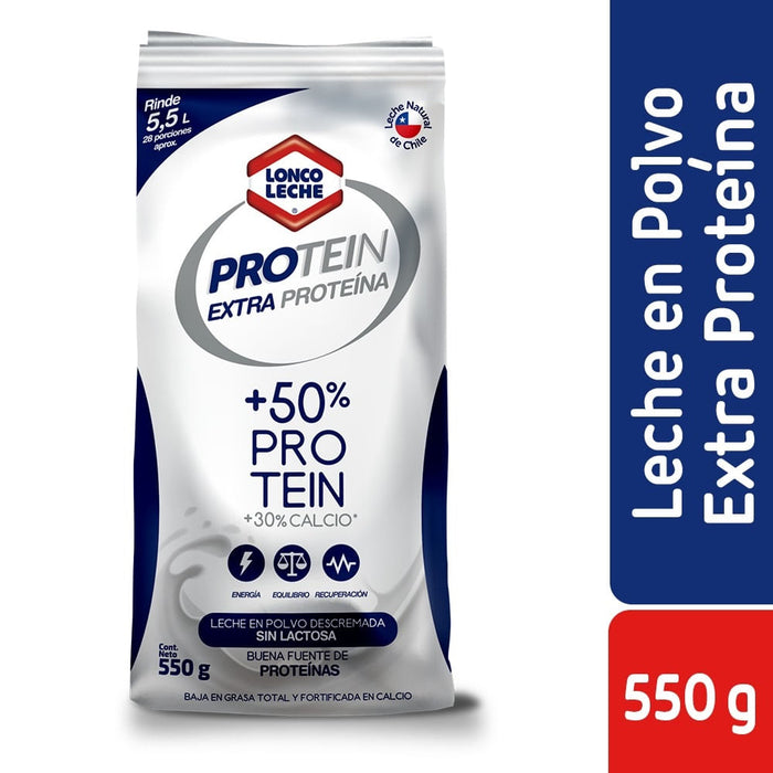 Leche en Polvo Extra Proteína Loncoleche 550g