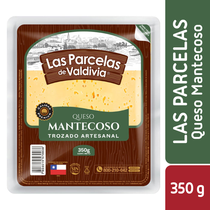 Queso Mantecoso Trozo Las Parcelas de Valdivia 350g