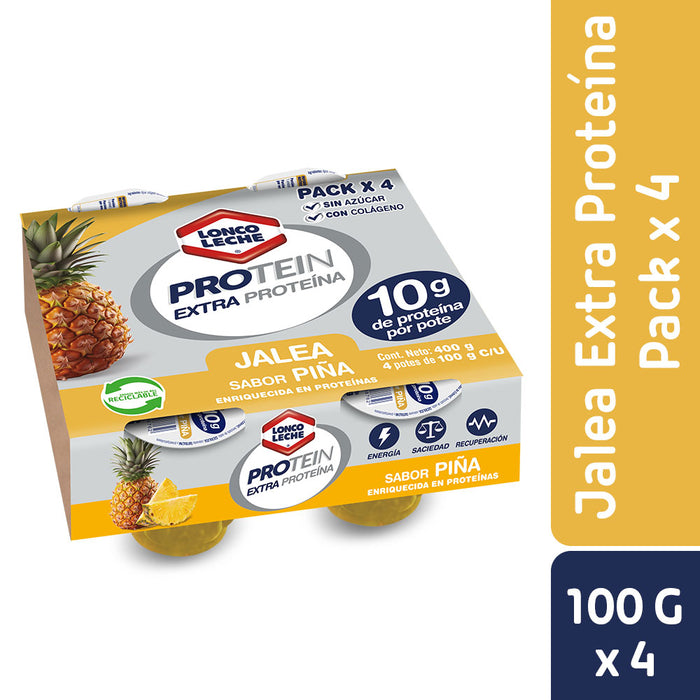 Jalea Extra Proteína Piña Loncoleche 100g