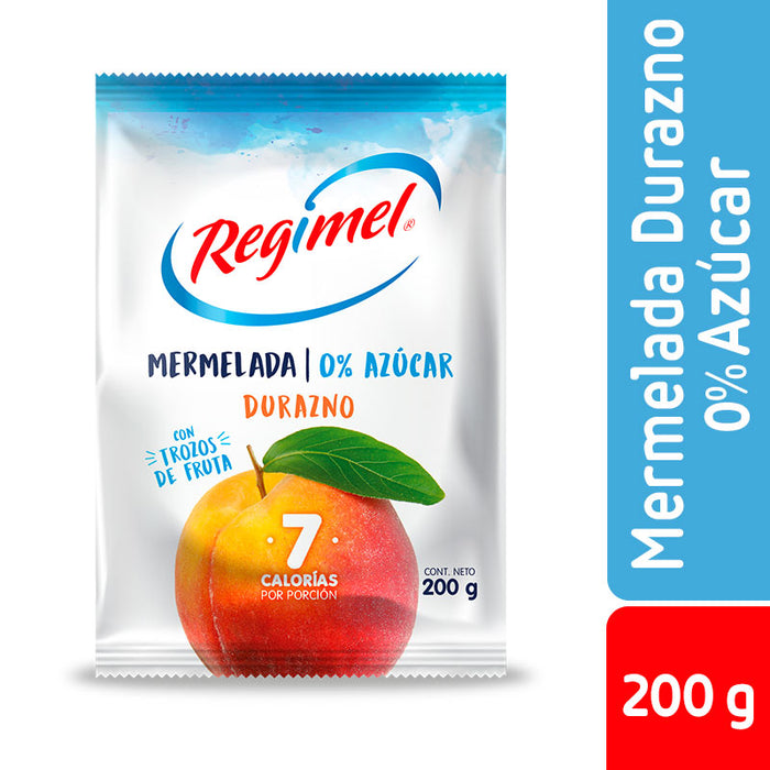 Mermelada de Durazno 0% Azúcar Regimel 200g