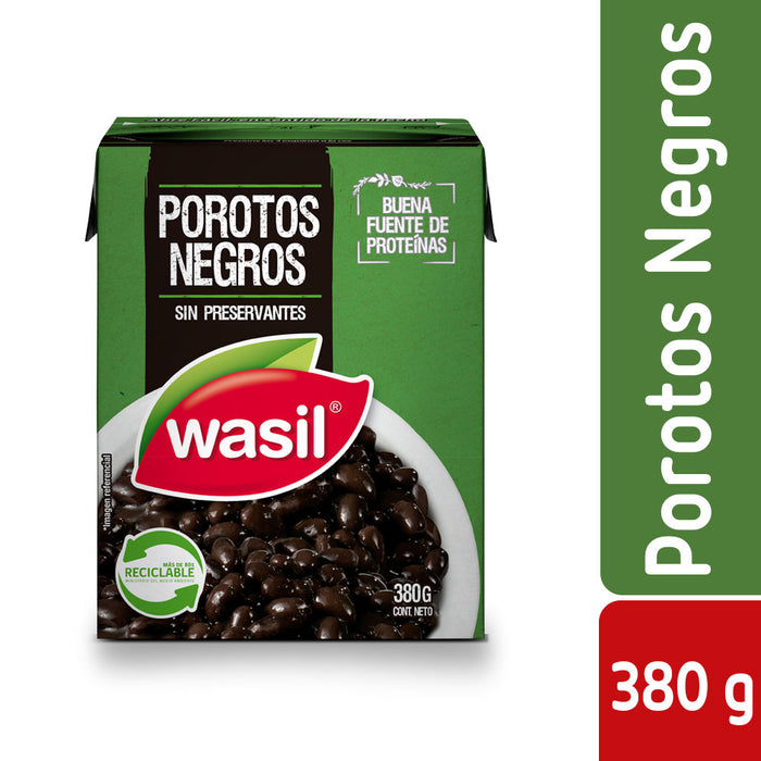 Porotos Negros Wasil 380g