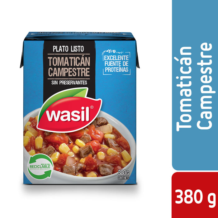 Tomaticán Campestre Wasil 380g