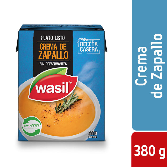 Crema de Zapallo Wasil 380g