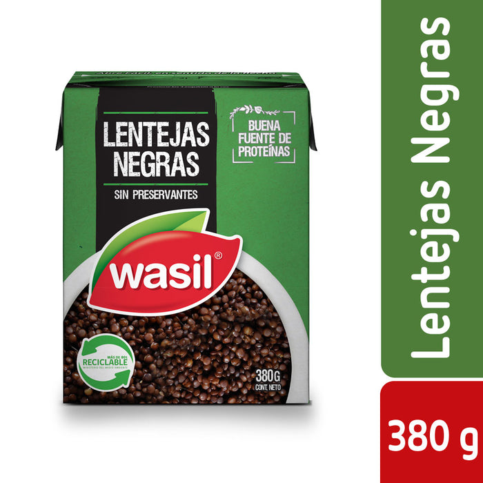 Lentejas Negras Wasil 380g