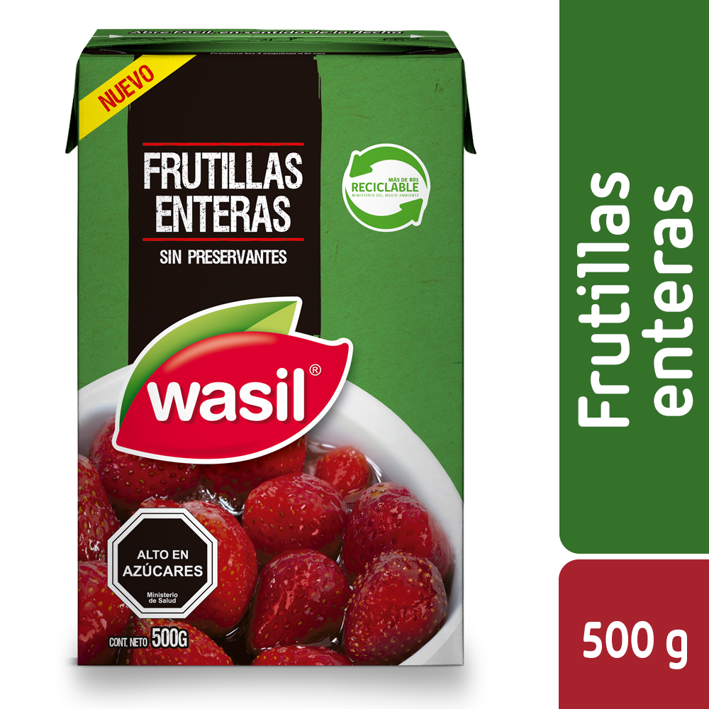 Frutillas Enteras Wasil 500g