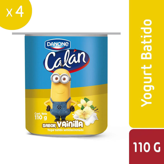 Yogur Vainilla Calán 4x110g
