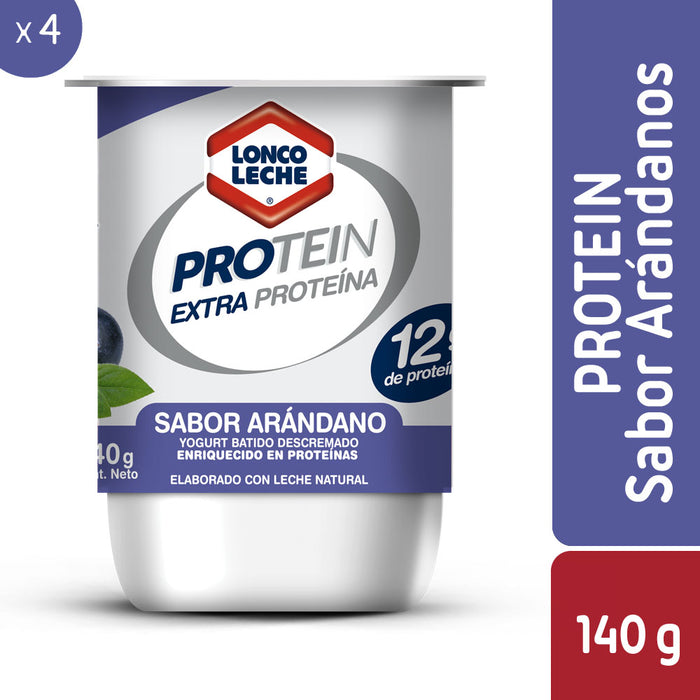 Yogur Protein Arándano Loncoleche 4x140g