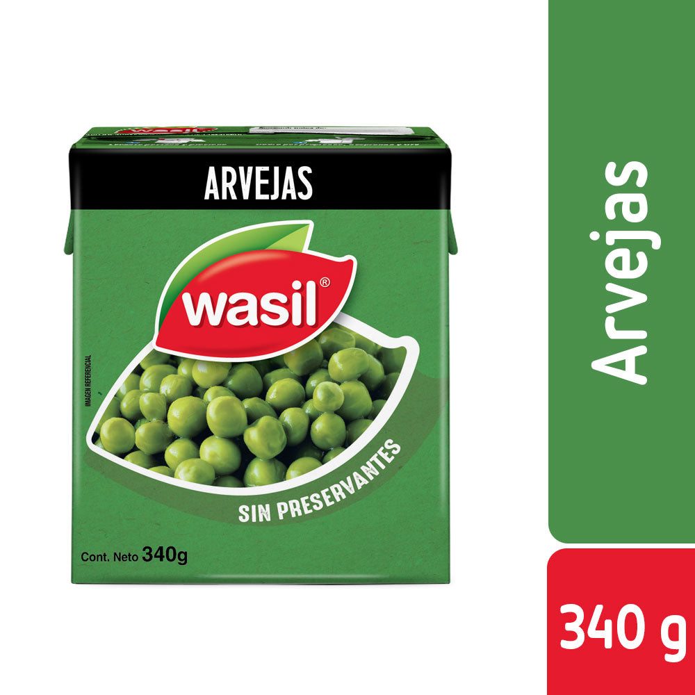 Arvejas Wasil 340g