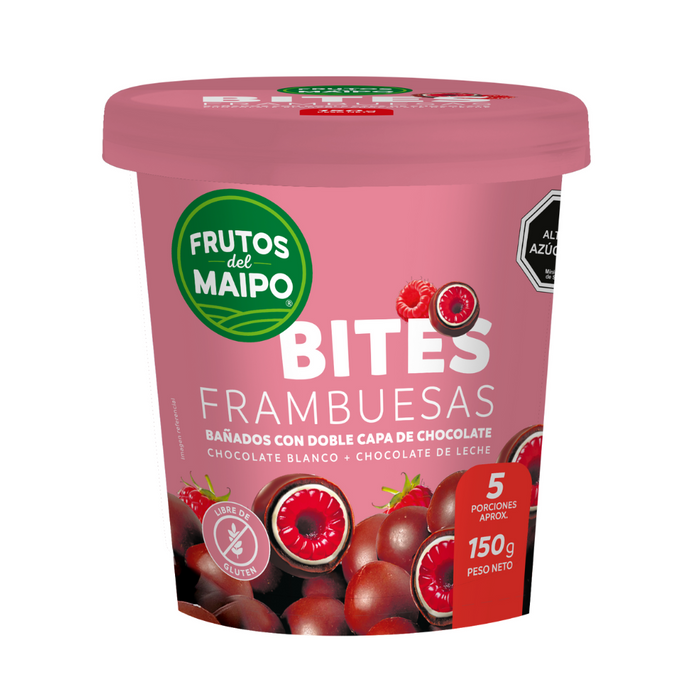 Bites Frambuesa Frutos del Maipo 150g