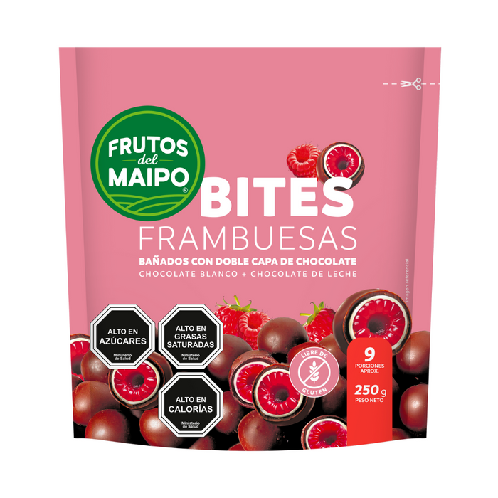 Bites Frambuesas Frutos del Maipo 250g