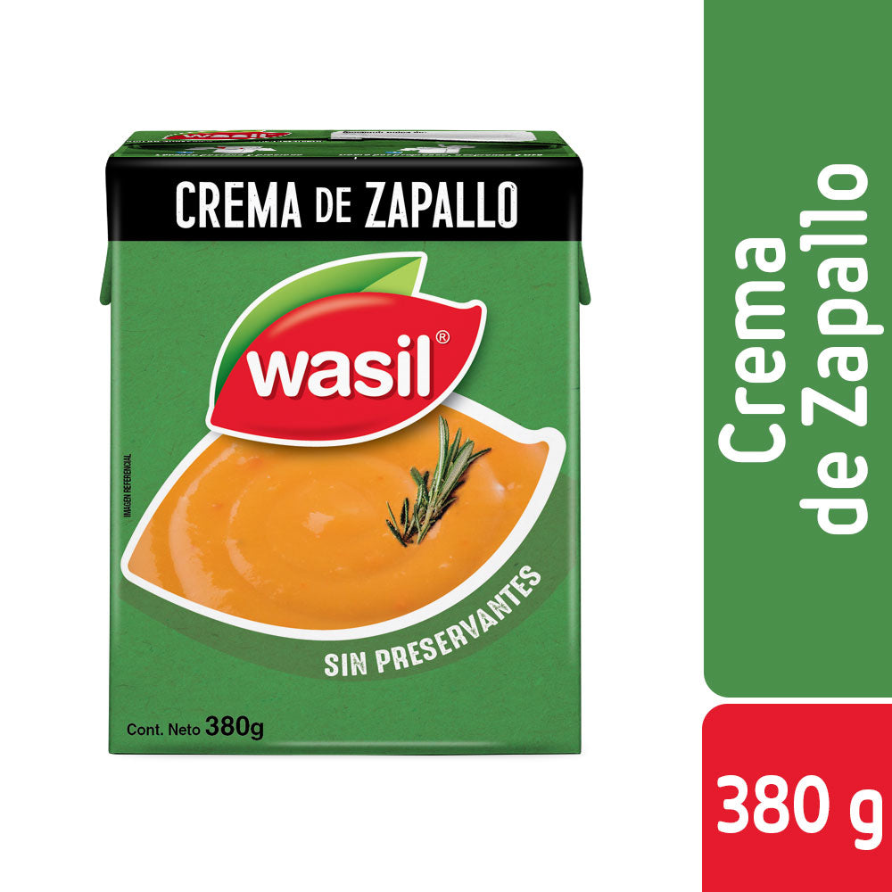 Crema de Zapallo Wasil 380g