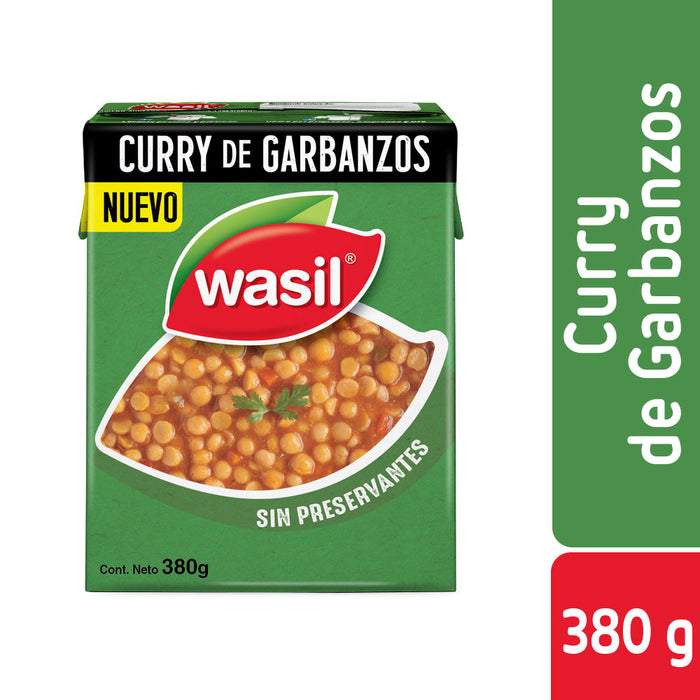 Curry de Garbanzos Wasil 380g