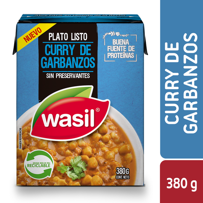 Curry de Garbanzos Wasil 380g