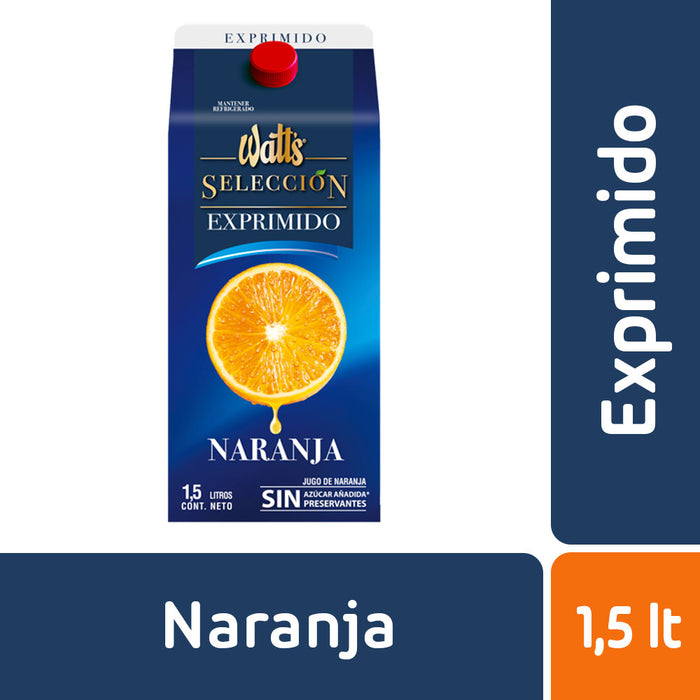 Jugo Exprimido de Naranja Watt's 1,5L