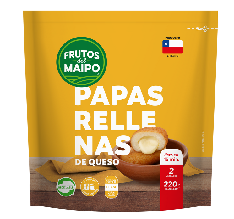 Papas Rellenas de Queso Frutos del Maipo 220g