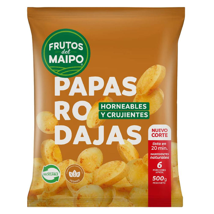 Papas Rodajas Frutos del Maipo 500g