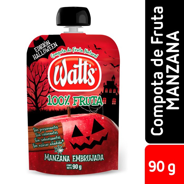 Pouch Manzana Halloween Watt's 90g