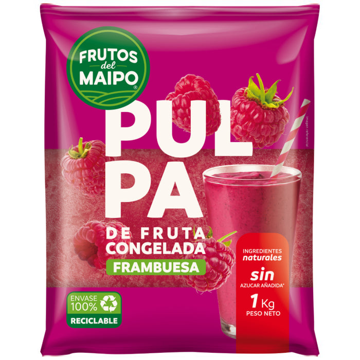 Pulpa Frambuesa Frutos del Maipo 1Kg