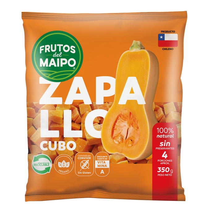 Zapallo Cubo Frutos del Maipo 350g